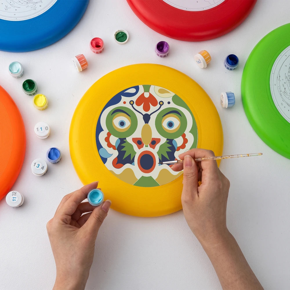 Paint by Numbers - Frisbee | Folk Art Mask