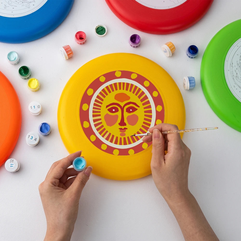 
Paint by Numbers - Frisbee | Folk Sun Face