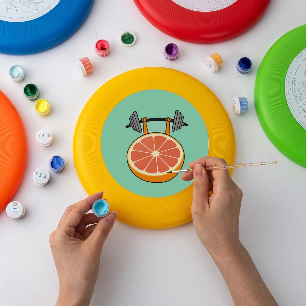 
Paint by Numbers - Frisbee | Grapefruit Workout