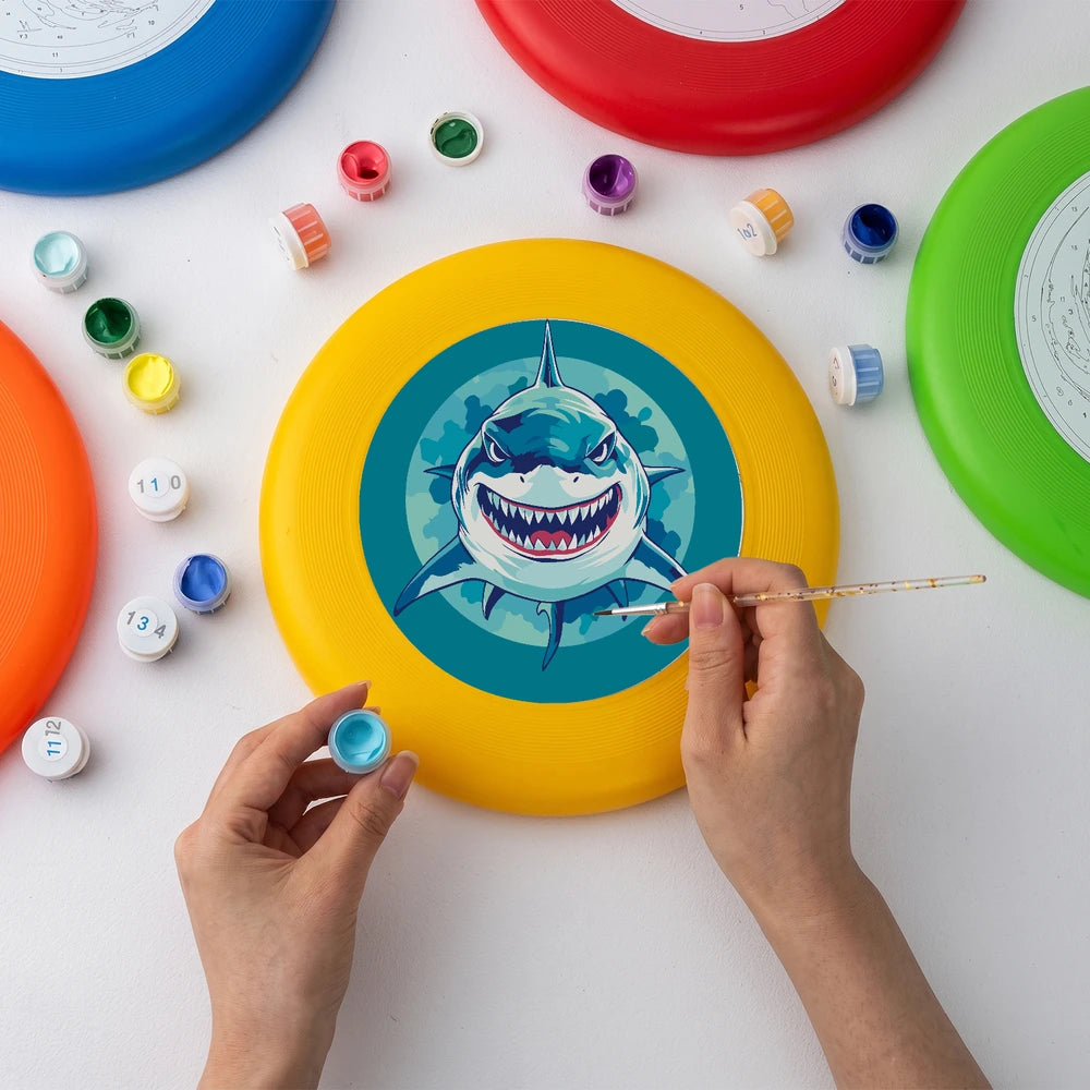 
Paint by Numbers - Frisbee | Great White Shark