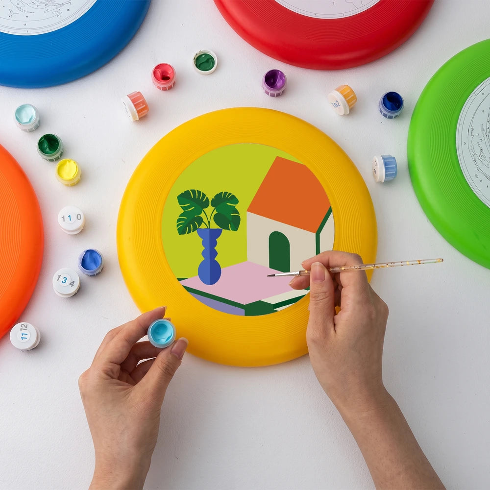 Paint by Numbers - Frisbee | House with a Plant