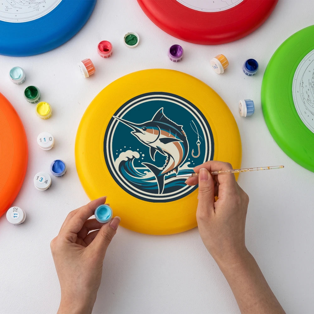 
Paint by Numbers - Frisbee | Leaping Marlin