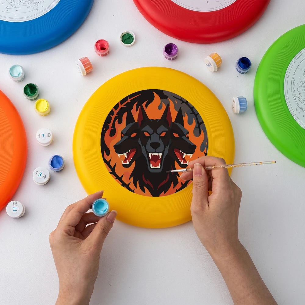 Paint by Numbers - Frisbee | Panther in Flames