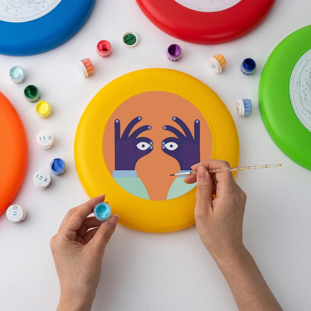 Paint by Numbers - Frisbee | Peeking Eyes