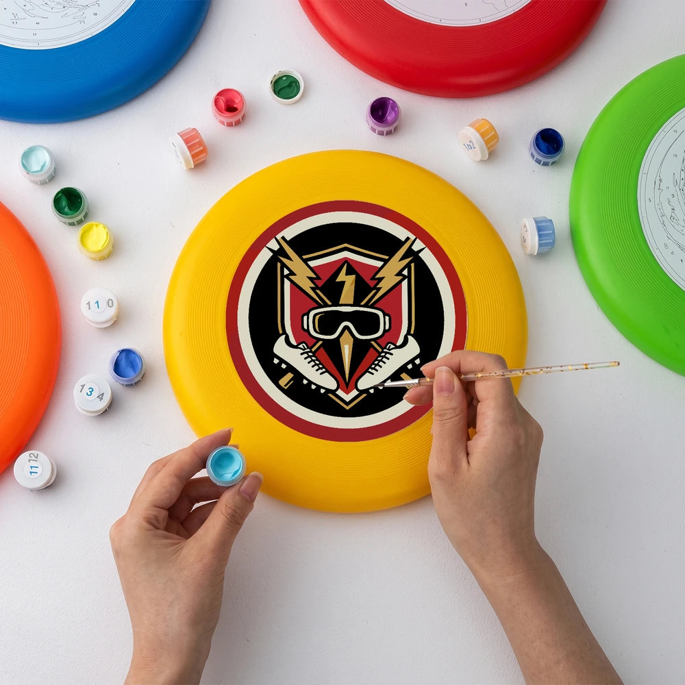 
Paint by Numbers - Frisbee | Pilot Badge