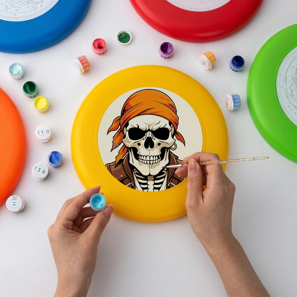 
Paint by Numbers - Frisbee | Pirate Skeleton