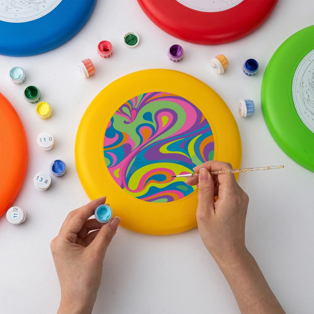 
Paint by Numbers - Frisbee | Psychedelic Swirl