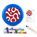 Paint by Numbers - Frisbee | Red Squiggle Pattern