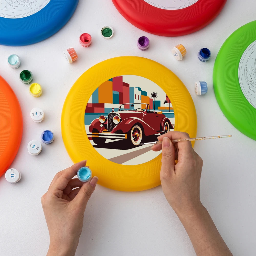 Paint by Numbers - Frisbee | Red Vintage Car