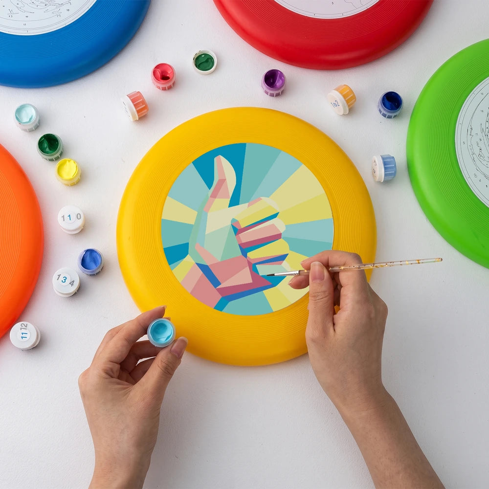 
Paint by Numbers - Frisbee | Shaka Hand