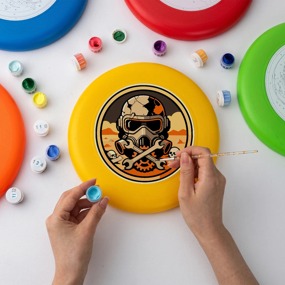 Paint by Numbers - Frisbee | Skull Pilot Crest