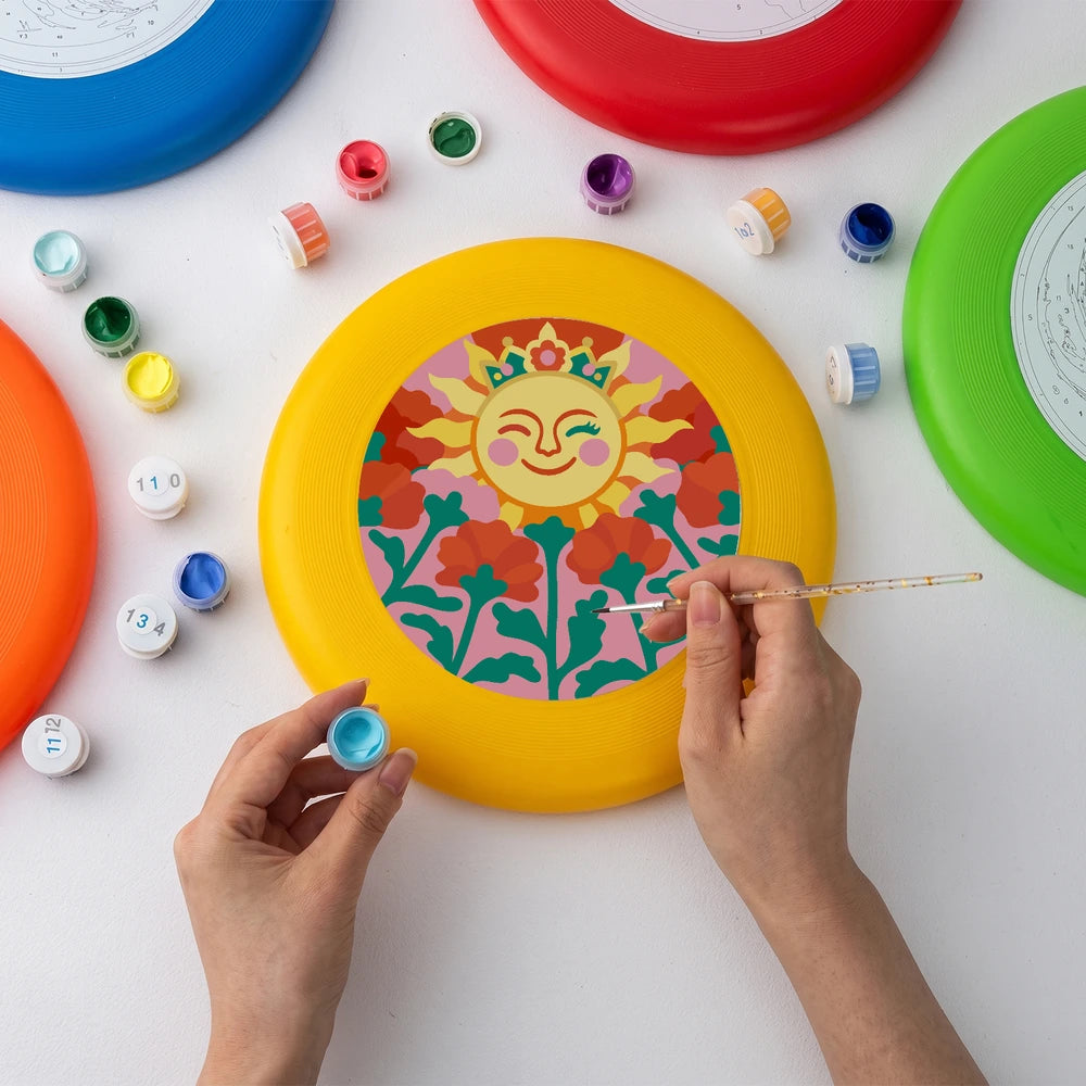 
Paint by Numbers - Frisbee | Smiling Sun in Flowers