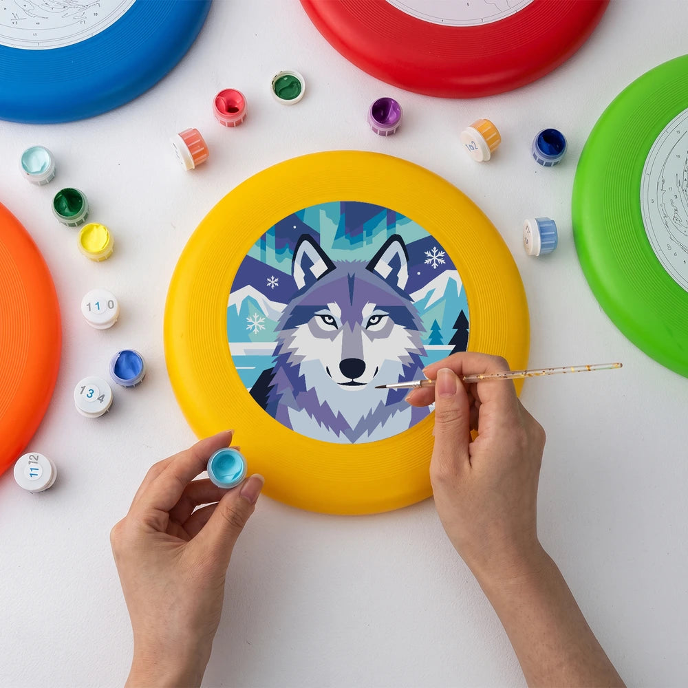 
Paint by Numbers - Frisbee | Snow Wolf