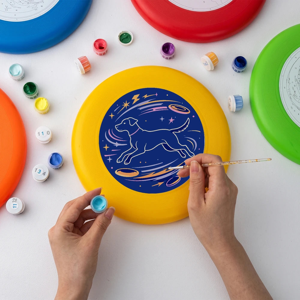 
Paint by Numbers - Frisbee | Space Dog Constellation
