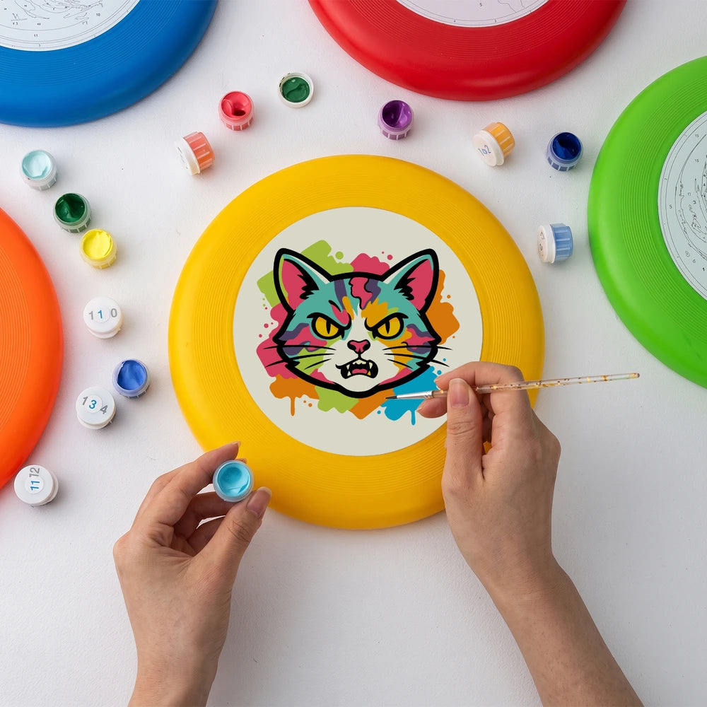 Paint by Numbers - Frisbee | Splash Art Cat