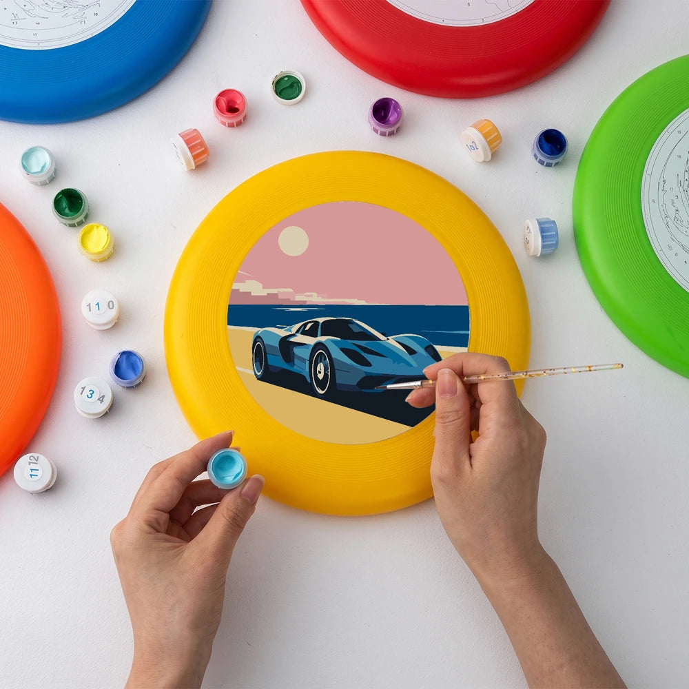 
Paint by Numbers - Frisbee | Sports Car at Dusk