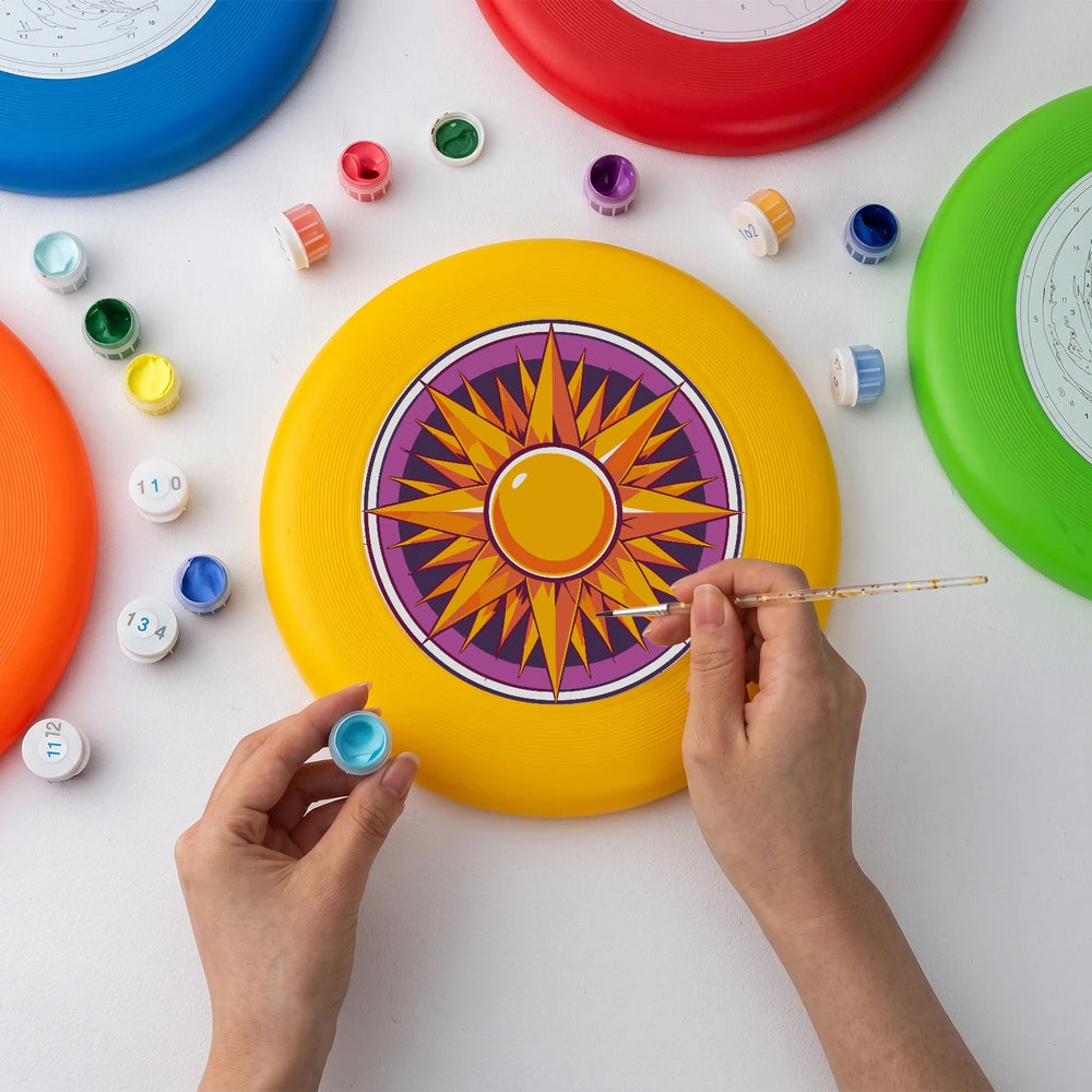 Paint by Numbers - Frisbee | Sun Mandala