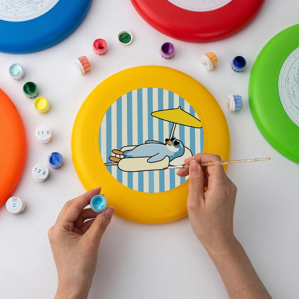 
Paint by Numbers - Frisbee | Sunbathing Seal