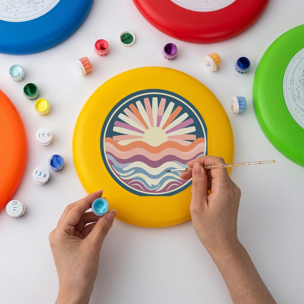 Paint by Numbers - Frisbee | Sunrise over the Waves