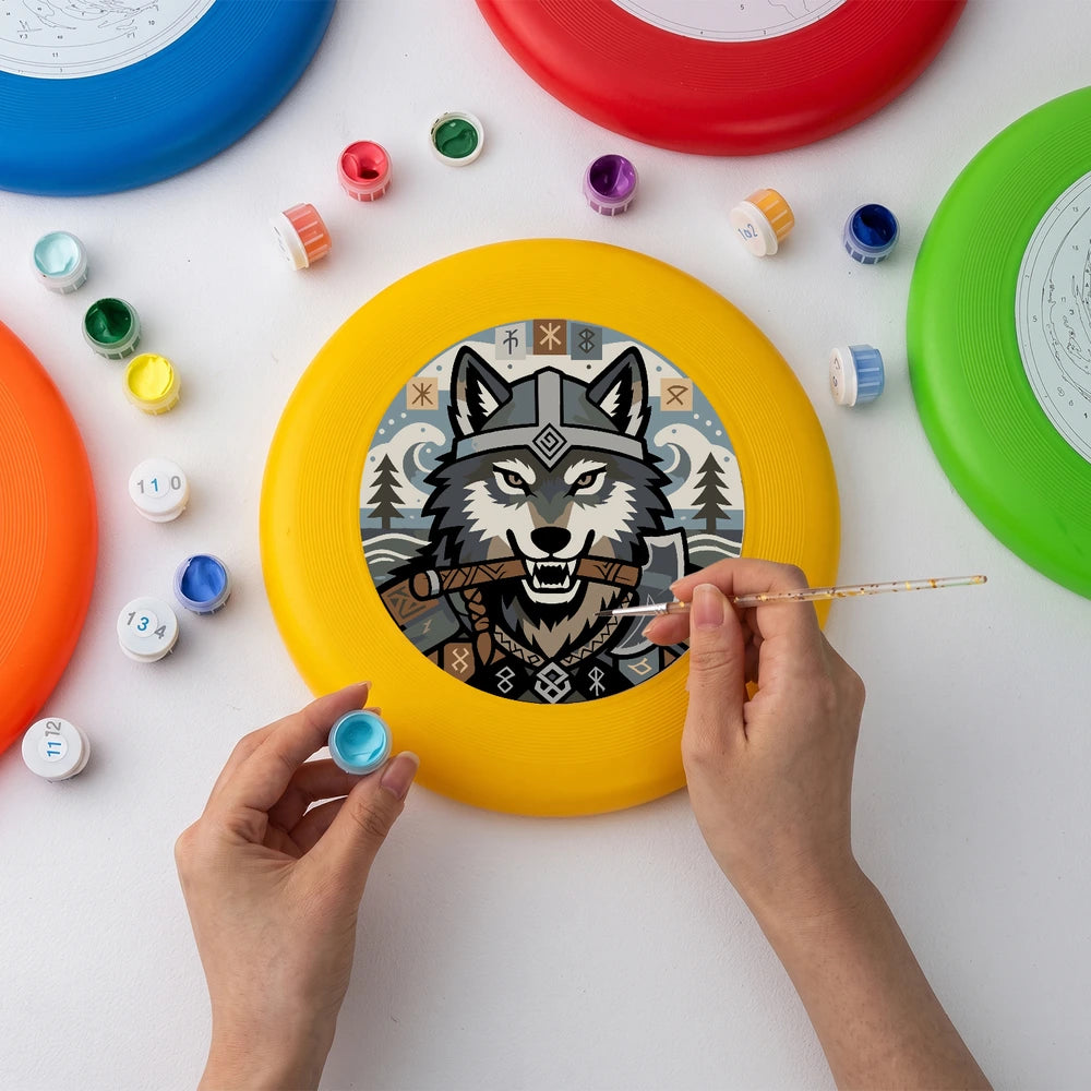 
Paint by Numbers - Frisbee | Viking Wolf