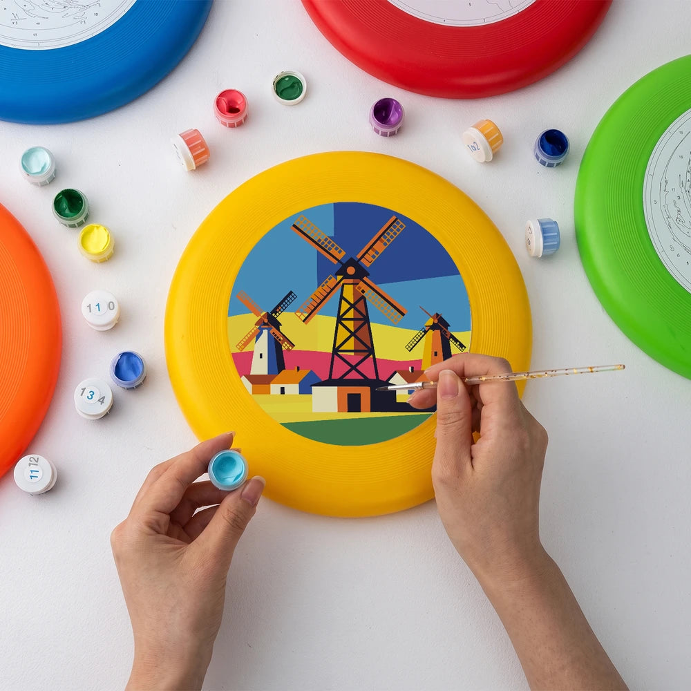 Paint by Numbers - Frisbee | Village Windmills