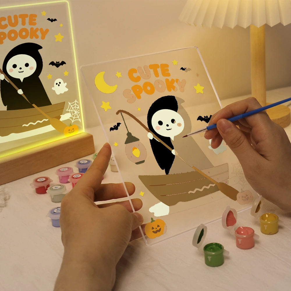 
Paint by Numbers - Halloween Light | Little Reaper in a Rowboat