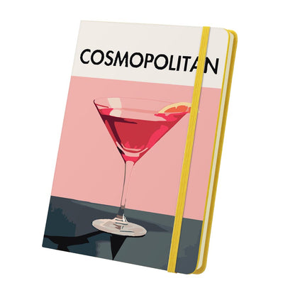 Paint by Numbers Hardcover Journal Notebook - Cosmopolitan Cocktail