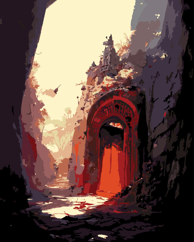Paint By Numbers - Down to Moria - by Guenter Puschmann