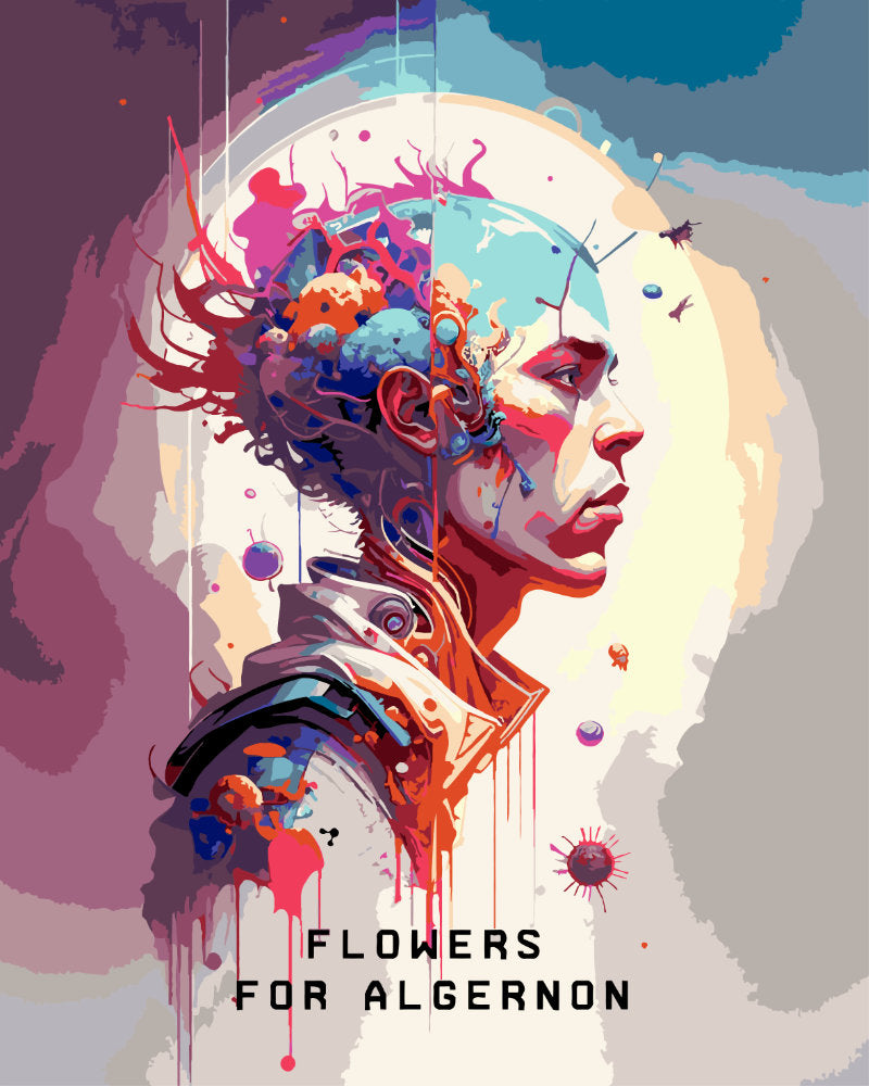 Paint By Numbers - Flowers for Algernon - by Guenter Puschmann