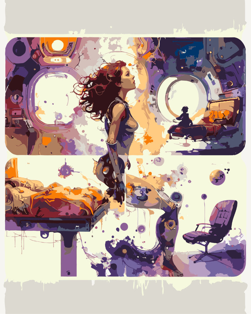 Paint By Numbers - Future Life - by Guenter Puschmann