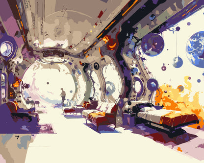 Paint By Numbers - Future Life - by Guenter Puschmann