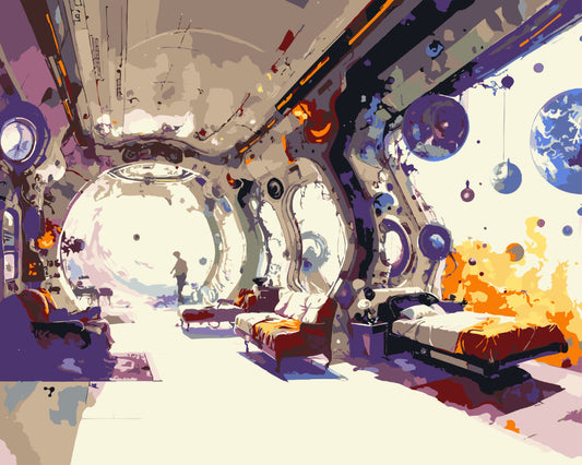 Paint By Numbers - Future Life - by Guenter Puschmann