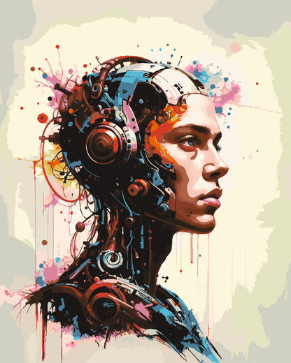 Paint By Numbers - Android Life - by Guenter Puschmann
