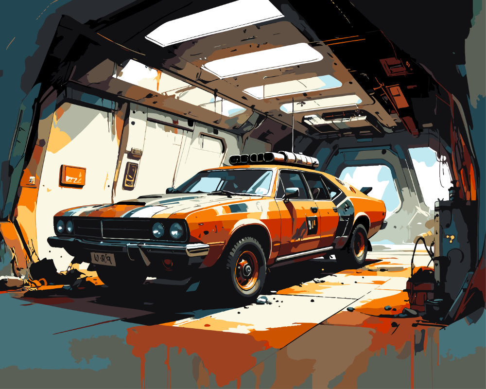 Paint By Numbers - Offroad - by Guenter Puschmann
