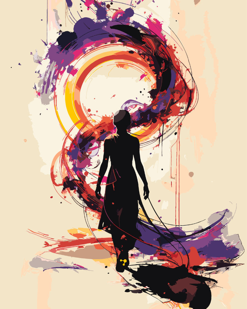 Paint By Numbers - Shadow Entity - by Guenter Puschmann
