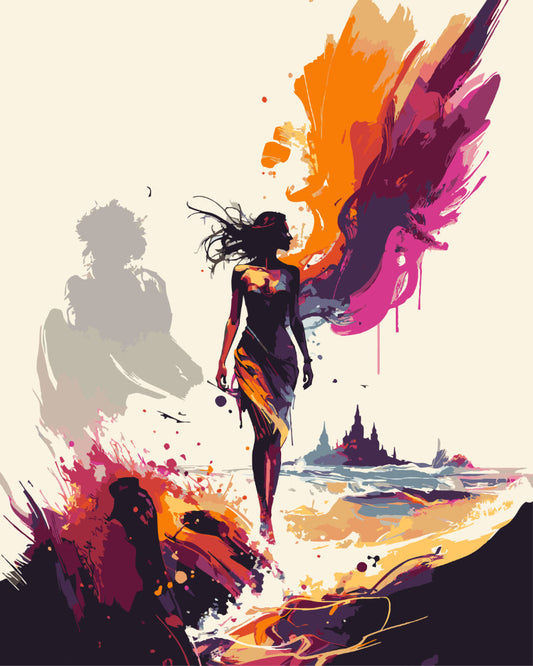 Paint By Numbers - Arabic Icon - by Guenter Puschmann