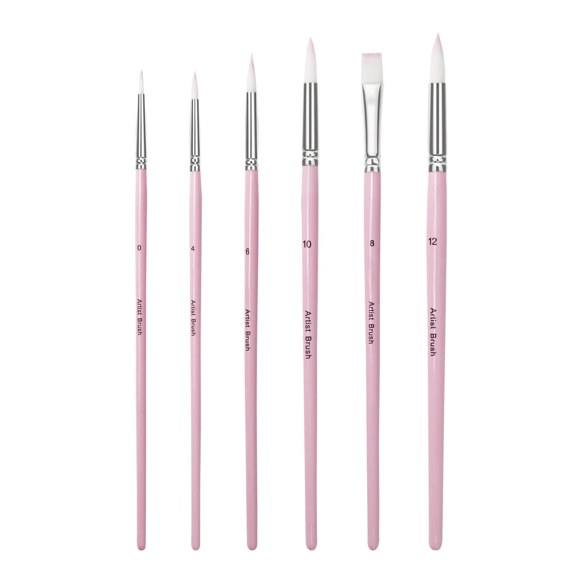 
Paint by Numbers - Pink Premium Brushes