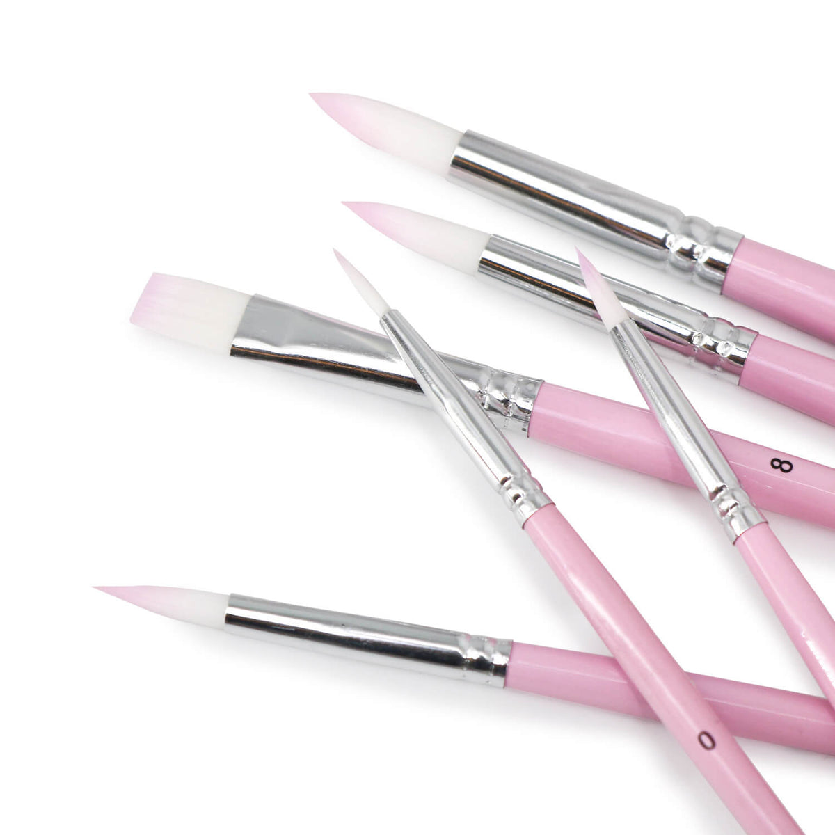 
Paint by Numbers - Pink Premium Brushes