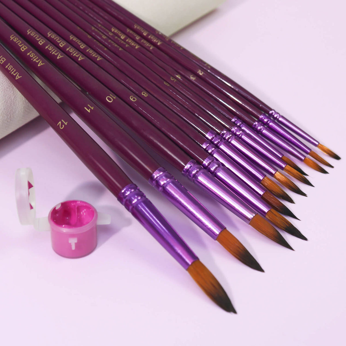 
Paint by Numbers - Premium Brushes for Acrylic Colors