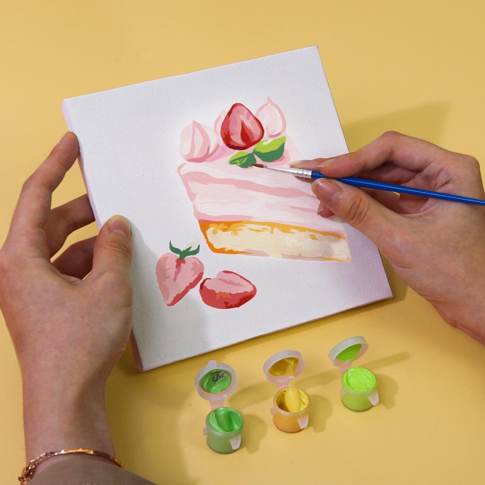 
Paint by Numbers – 6 Mini Paintings | Dessert Dreams Set
