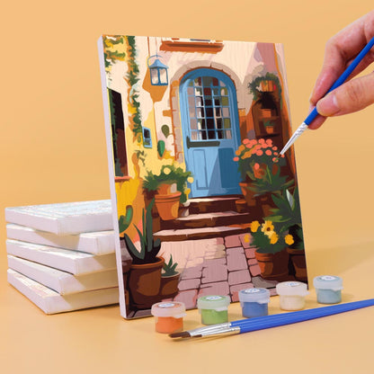 Paint by Numbers – 6 Mini Paintings | Blooming Doorways Set