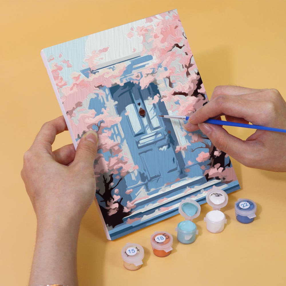 
Paint by Numbers – 6 Mini Paintings | Blooming Doorways Set
