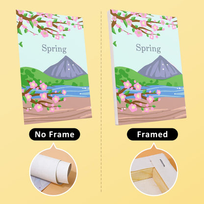 Paint by Numbers – 4 Mini Paintings | Four Seasons Set