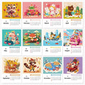 Paint by Numbers - 2025 Desk Calendar - Cute Critter Parade