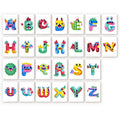 Paint by Numbers – Alphabet Painting Kit | A to Z Cute Monster Letters