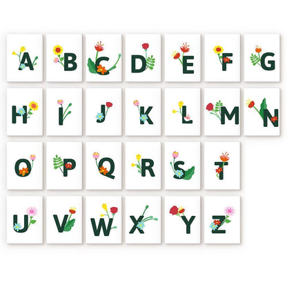 Paint by Numbers – Alphabet Painting Kit | A to Z Floral Letters