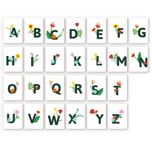 Paint by Numbers – Alphabet Painting Kit | A to Z Floral Letters