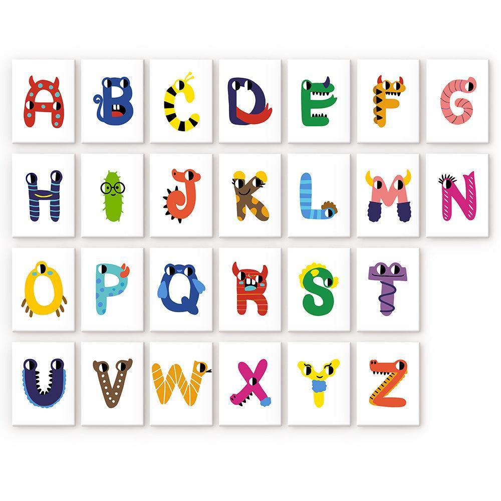 
Paint by Numbers – Alphabet Painting Kit | A to Z Funny Monsters