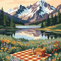 Paint by Numbers - Alpine Meadow Picnic