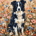 Paint by Numbers - Border Collie in the Meadow